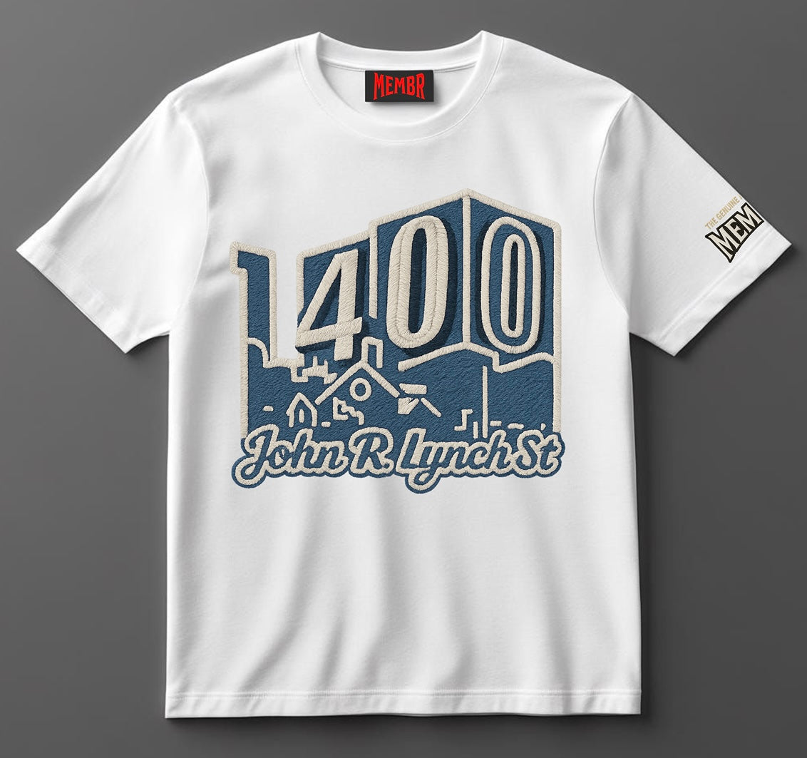 "Legacy 1400" Commemorative Tee (DTF Embroidery)
